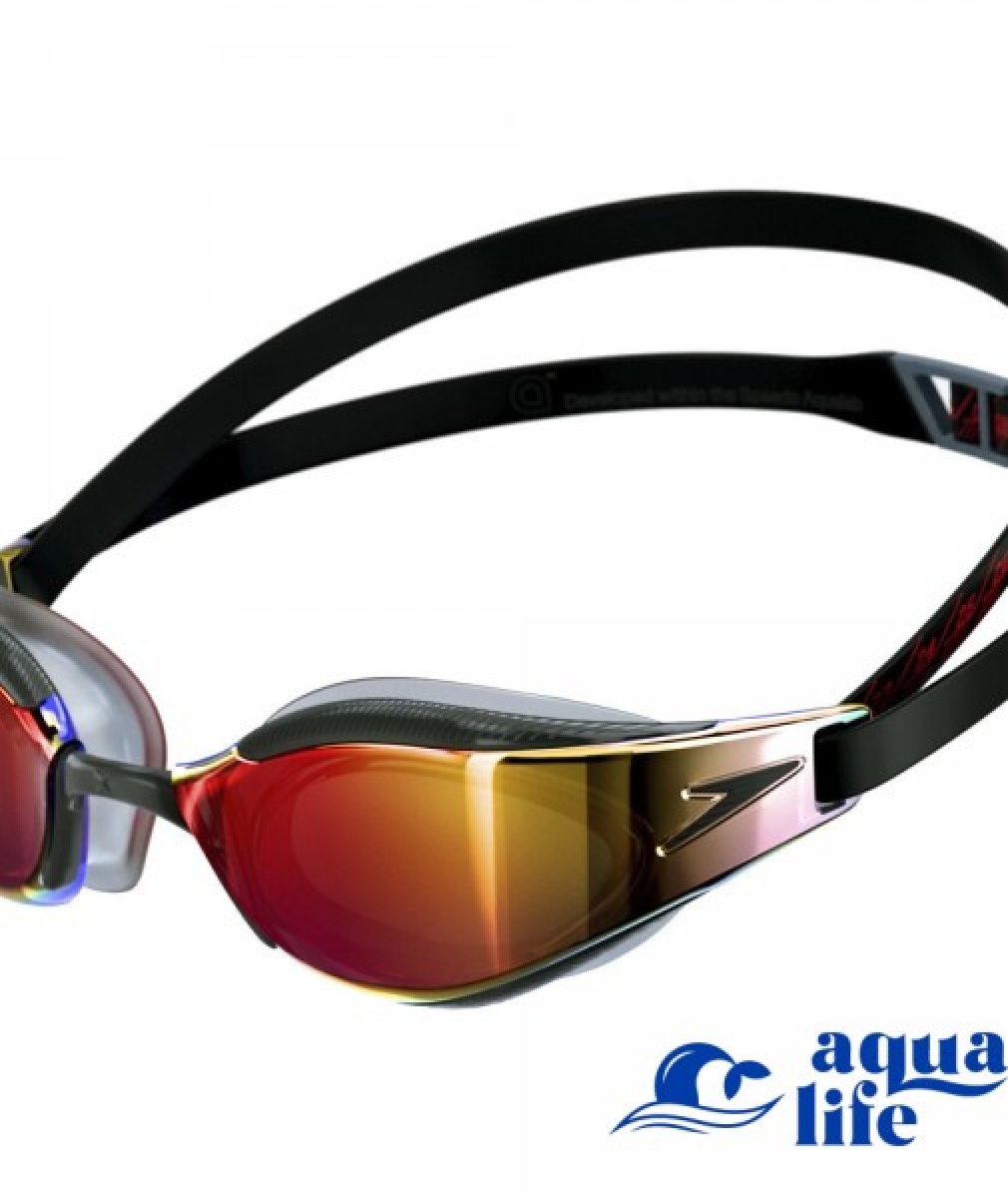 окуляри для плавання Fastskin Hyper Elite Mirror Goggle - Black / Grey / Gold Speedo зображення 1433 2