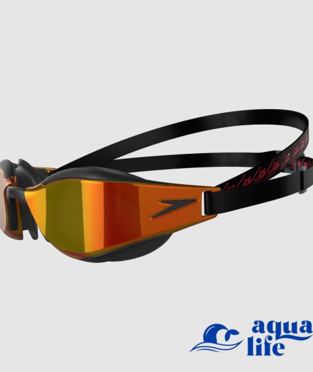 окуляри для плавання Fastskin Hyper Elite Mirror Goggle - Black / Grey / Gold Speedo зображення 1433 3