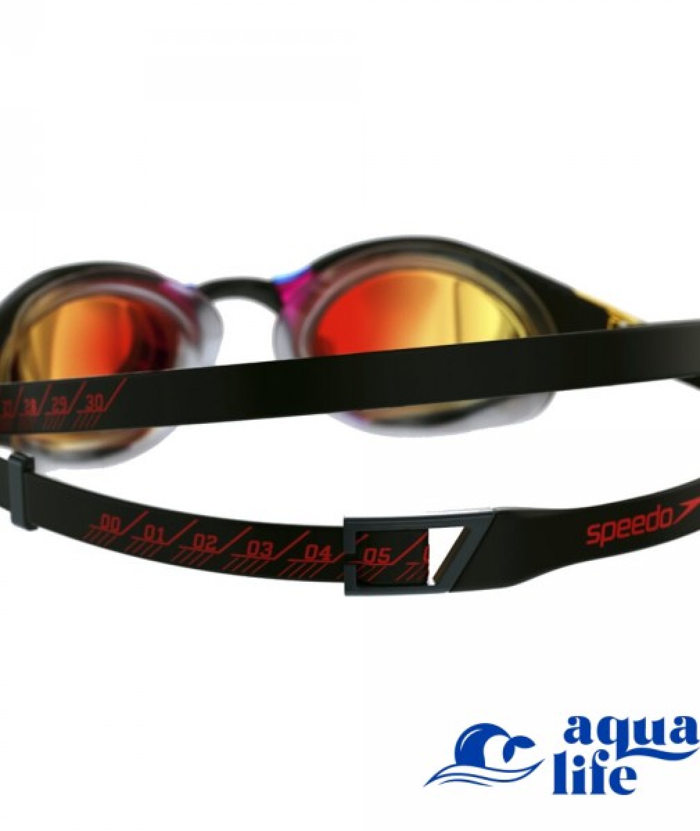 окуляри для плавання Fastskin Hyper Elite Mirror Goggle - Black / Grey / Gold Speedo зображення 1433 4