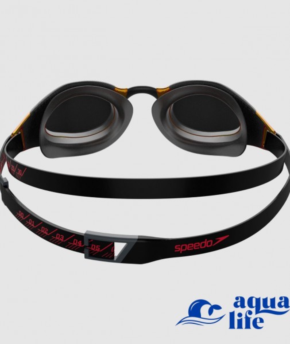 окуляри для плавання Fastskin Hyper Elite Mirror Goggle - Black / Grey / Gold Speedo зображення 1433 5