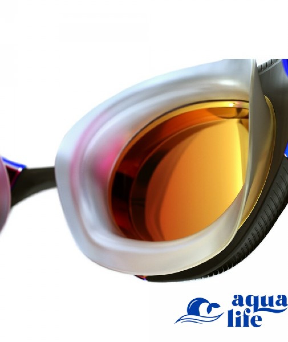 окуляри для плавання Fastskin Hyper Elite Mirror Goggle - Black / Grey / Gold Speedo зображення 1433 6