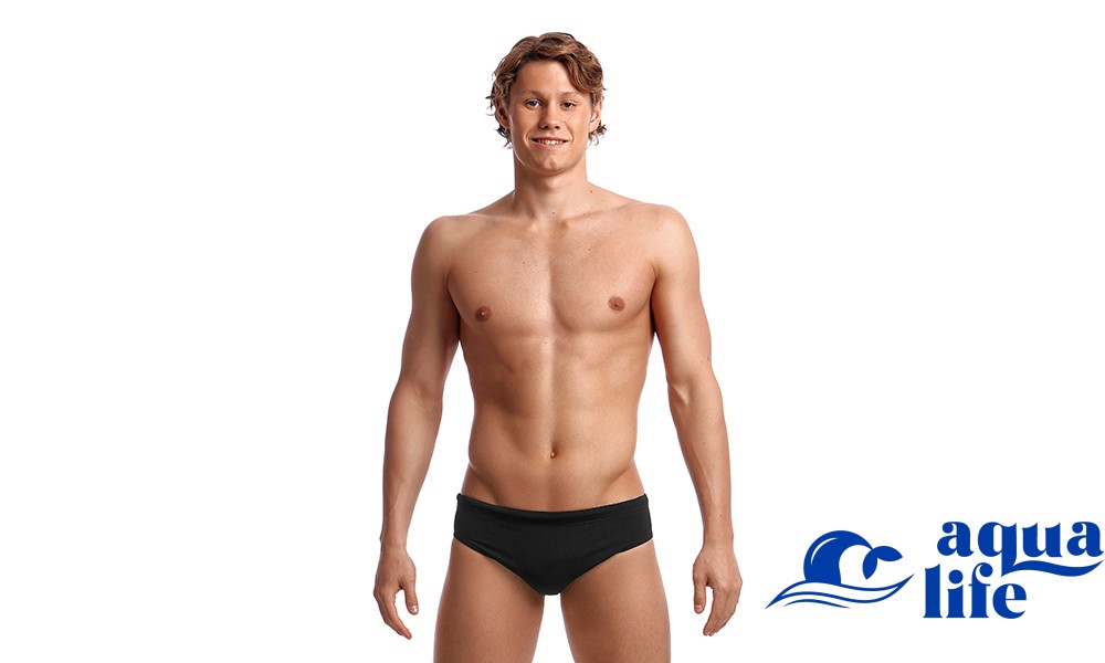 плавки для мужчин Still Black FunkyTrunks картинка 1446 1
