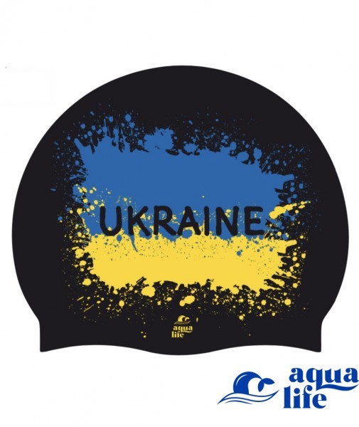 Шапочка AQUA-Life Ukraine (Украина) чёрного цвета 1480