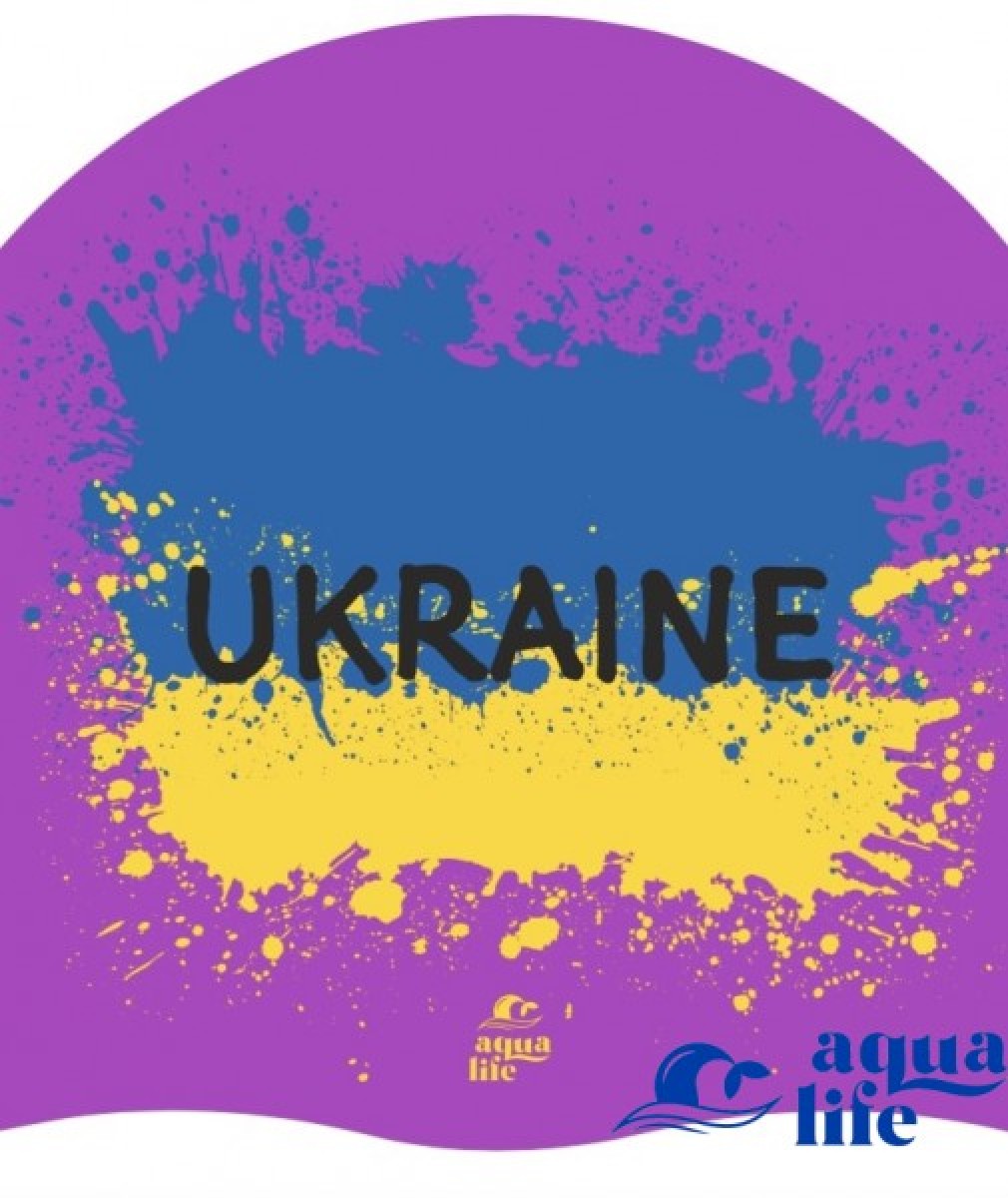 Шапочка Ukraine (Украина) фиолетового цвета AQUA-Life картинка 1486
