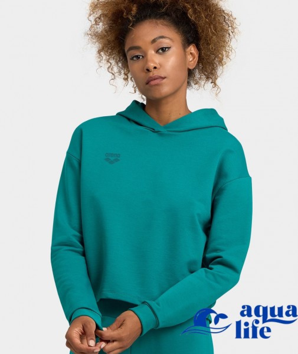 одяг та взуття худі жіноче Hooded Sweat Fleece green lake Arena зображення 2569 1
