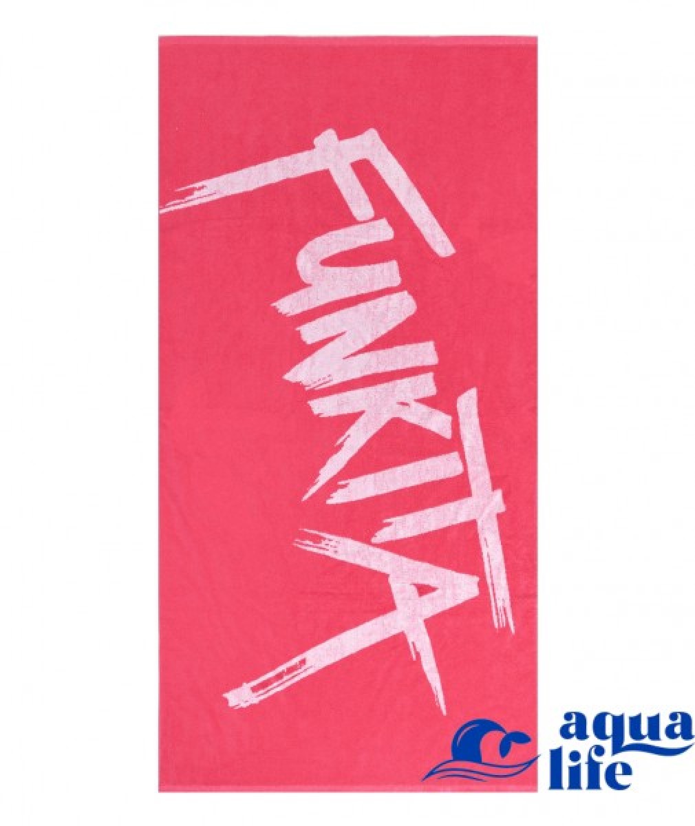 Funkita полотенце Cotton Jacquard Towel Tagged Pink картинка 2575 полотенце Cotton Jacquard Towel Tagged Pink Funkita картинка 2575