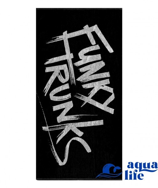 рушник Funky Cotton Jacquard Towel Tagged Black 2577