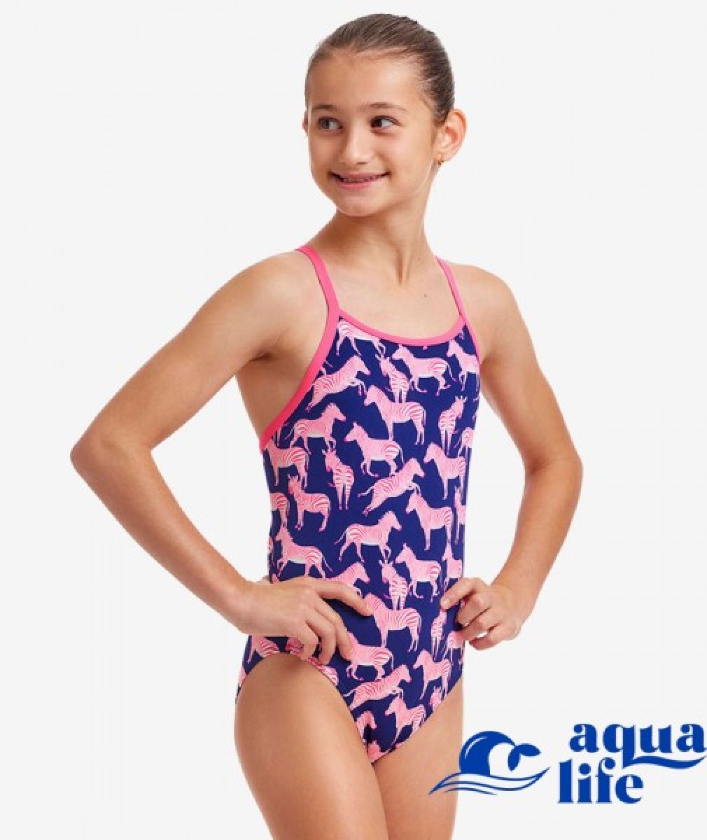 купальник для девочки Sweet Stripes Funkita картинка 2597 3