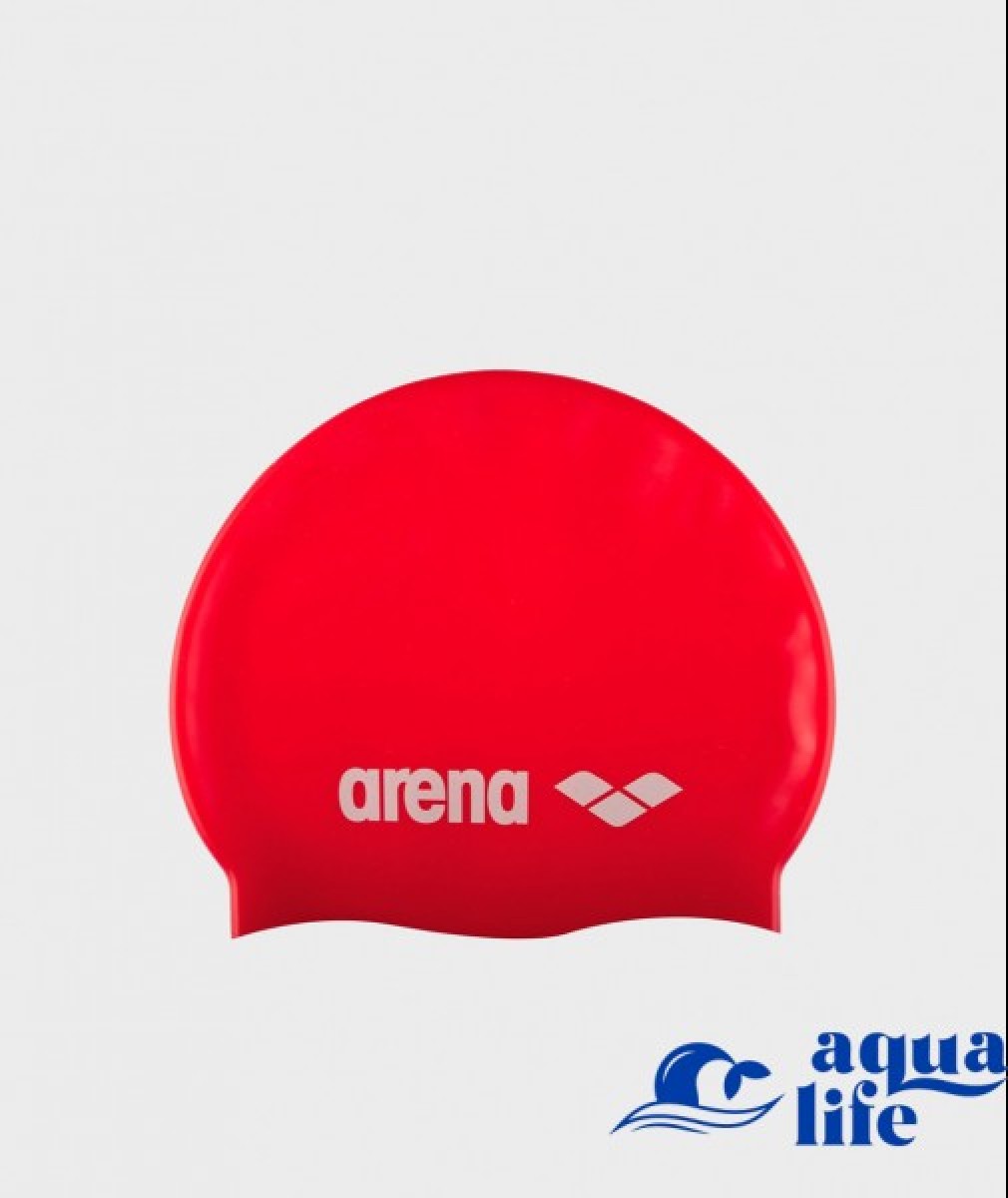 шапочка Classic Silicone red-white Arena картинка 2633