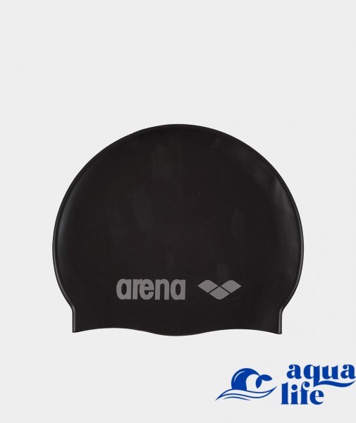 Шапочка Arena Classic Silicone black-silver 2635