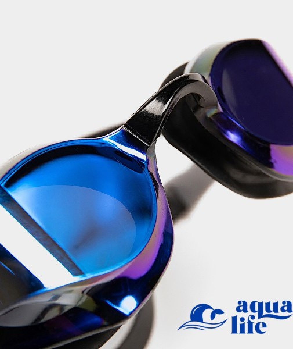 очки для плавания Cobra Edge Swipe Mirror blue-silver-black Arena картинка 2907 3