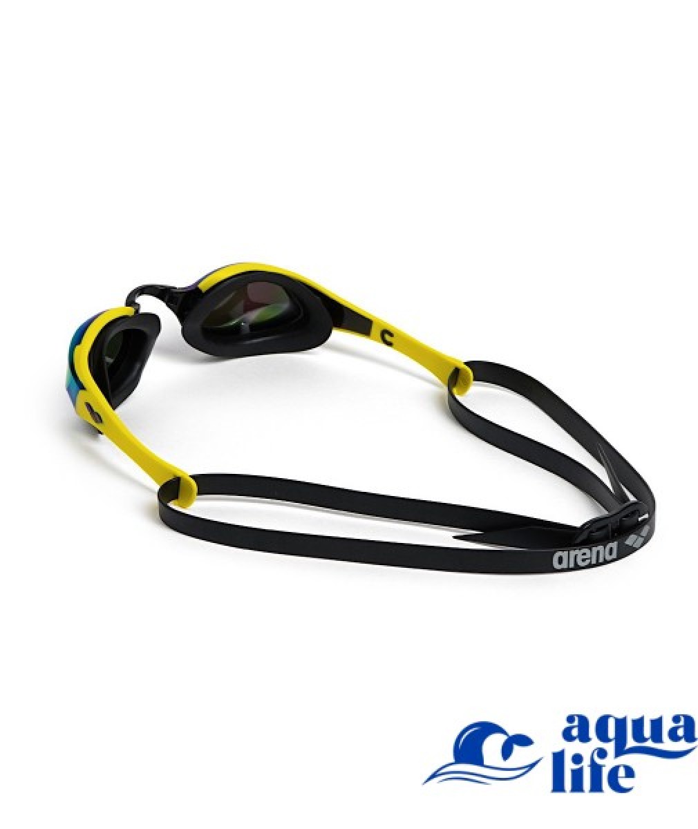 очки для плавания Cobra Edge Swipe Mirror emerald-yellow-black Arena картинка 2908 2
