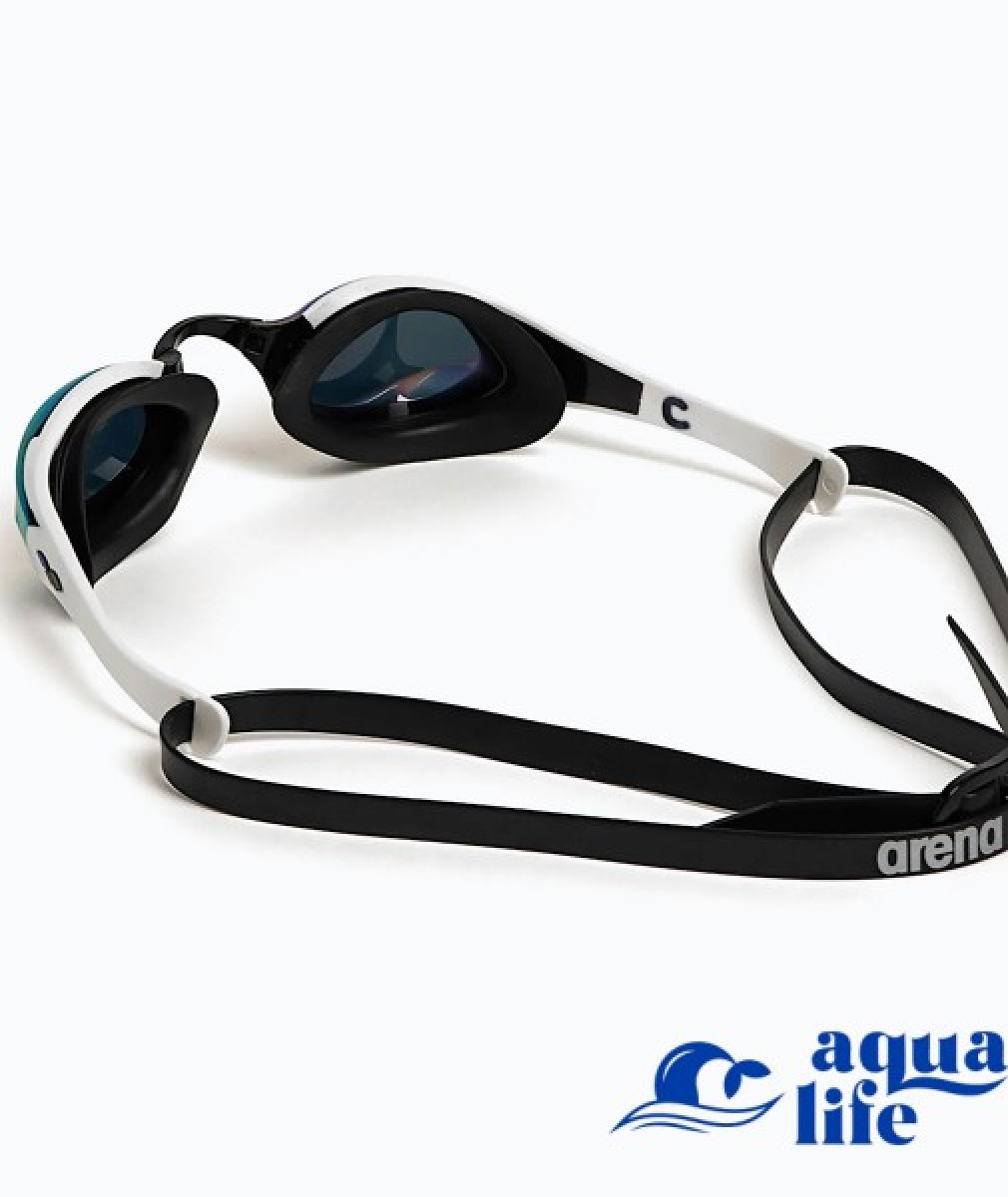 очки для плавания Cobra Edge Swipe Mirror gold-white-black Arena картинка 2909 3