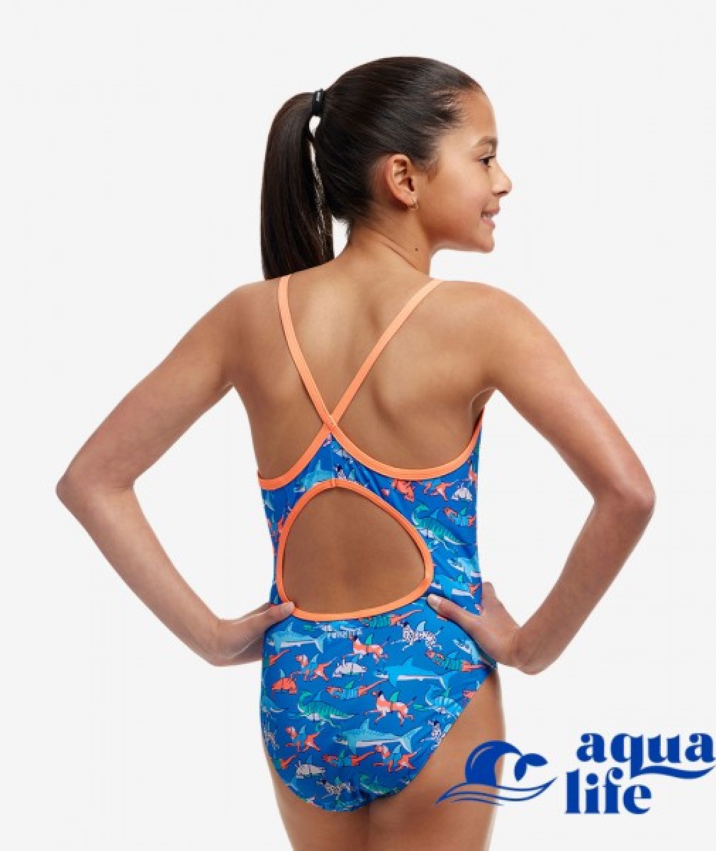 купальник для девочки Fin Swimming Funkita картинка 2975 1