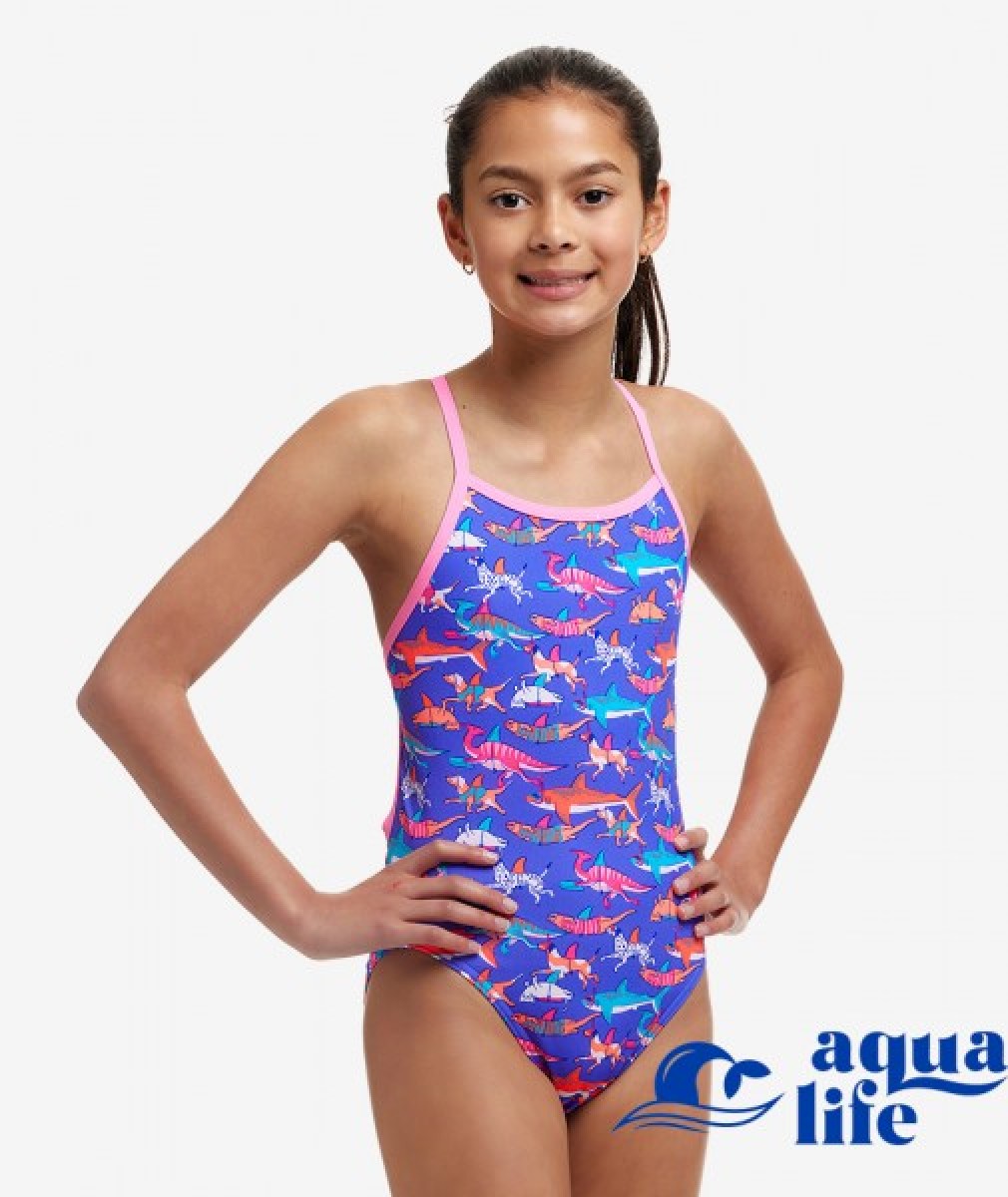 купальник для дівчинки Doggie Paddle Funkita зображення 2990 2
