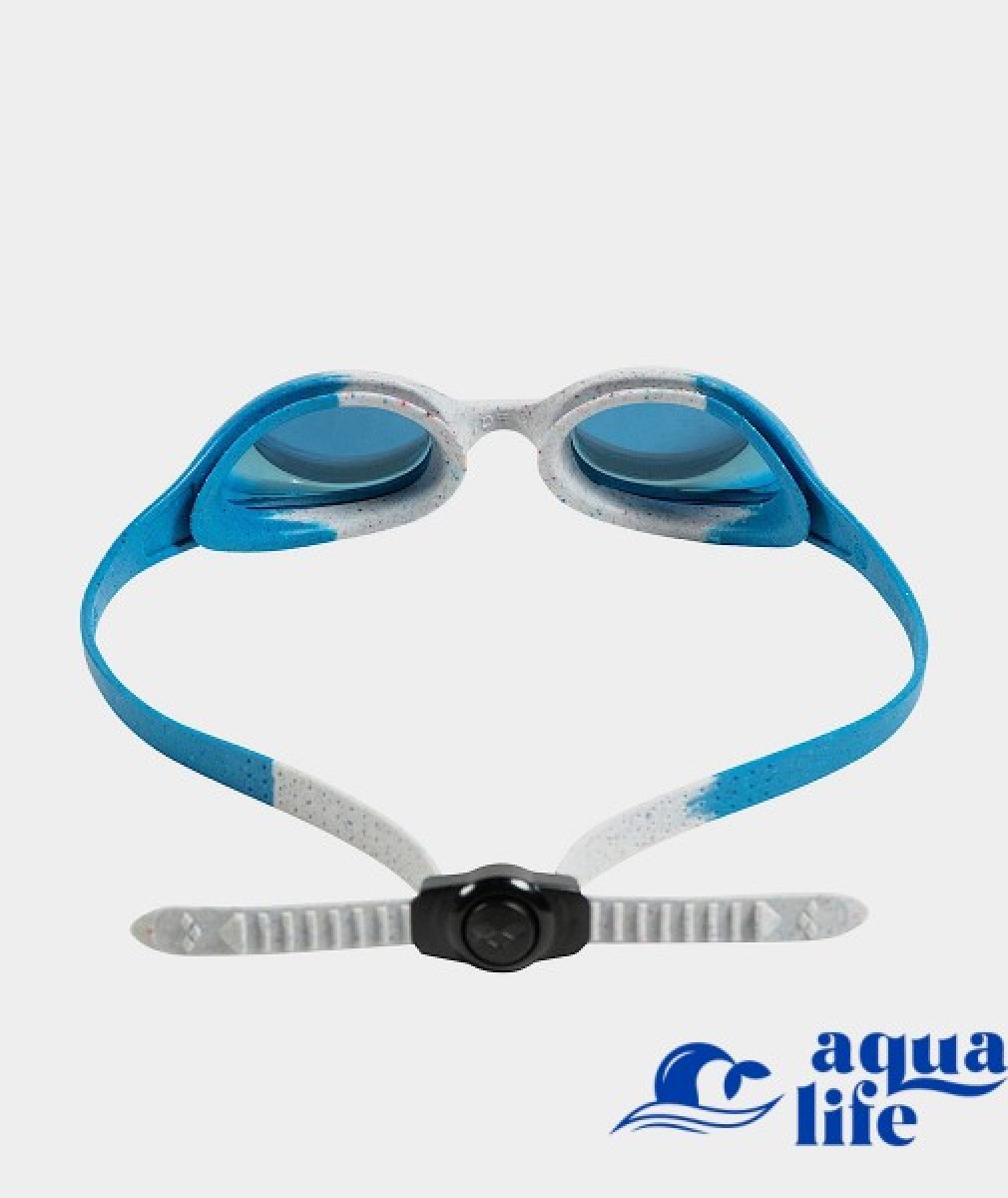 очки для плавания Дитячі окуляри SPIDER JR MIRROR blue-grey-blue Arena картинка 3119 3