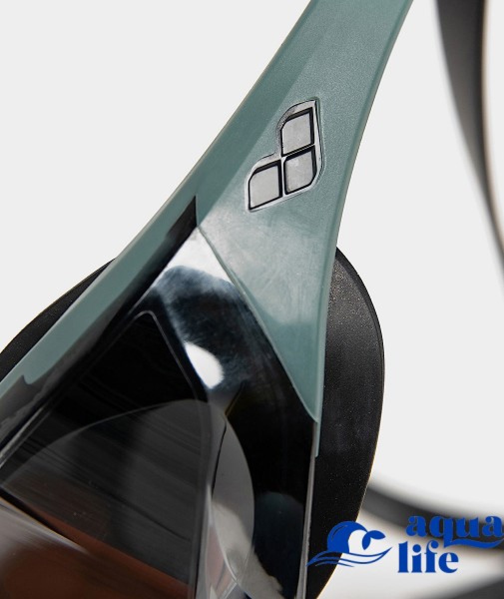 очки для плавания Cobra Edge Swipe Mirror silver-sage-black Arena картинка 3296 4