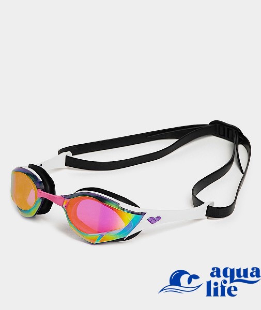 очки для плавания Cobra Edge Swipe Mirror Violet-white-black Arena картинка 3297 1