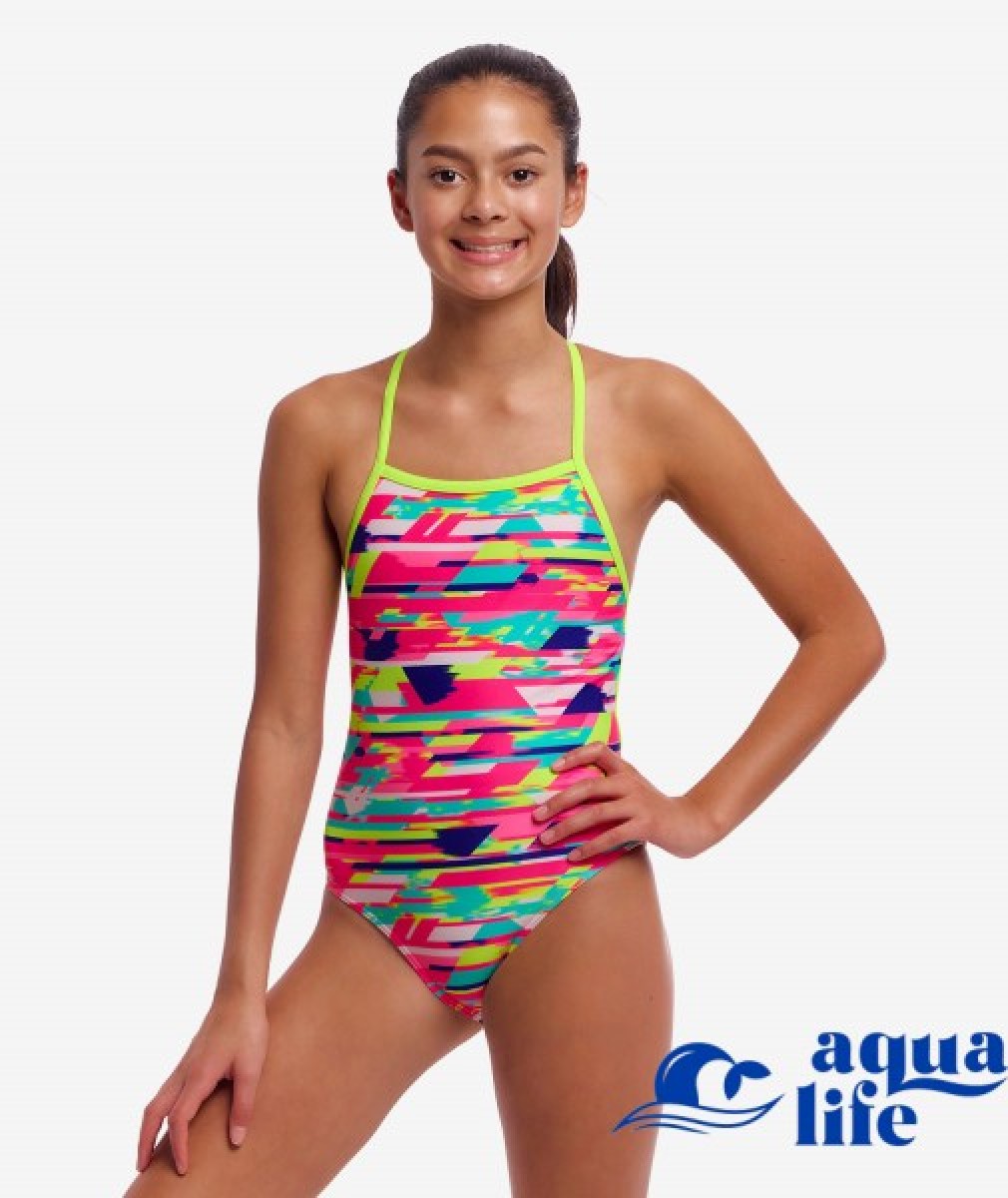 купальник для девочки Blurred Babe Funkita картинка 3369 4