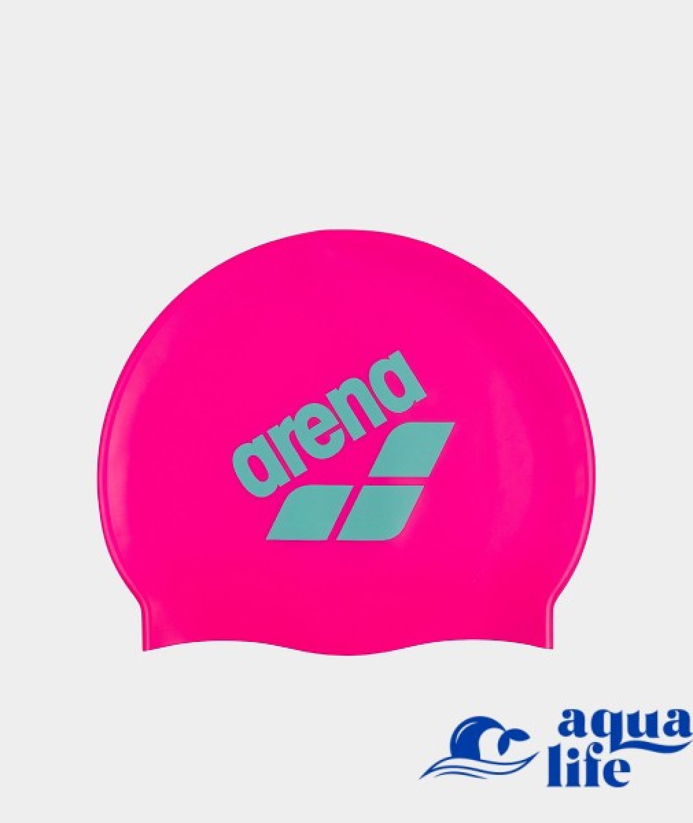 Шапочка BIG LOGO CAP shocking-pink-water Arena картинка 3486 1