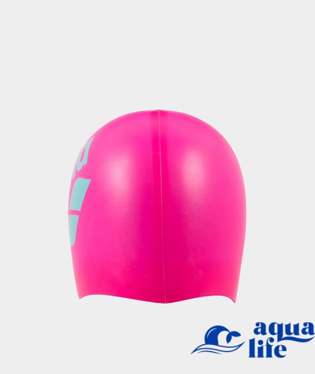 Шапочка BIG LOGO CAP shocking-pink-water Arena картинка 3486 2