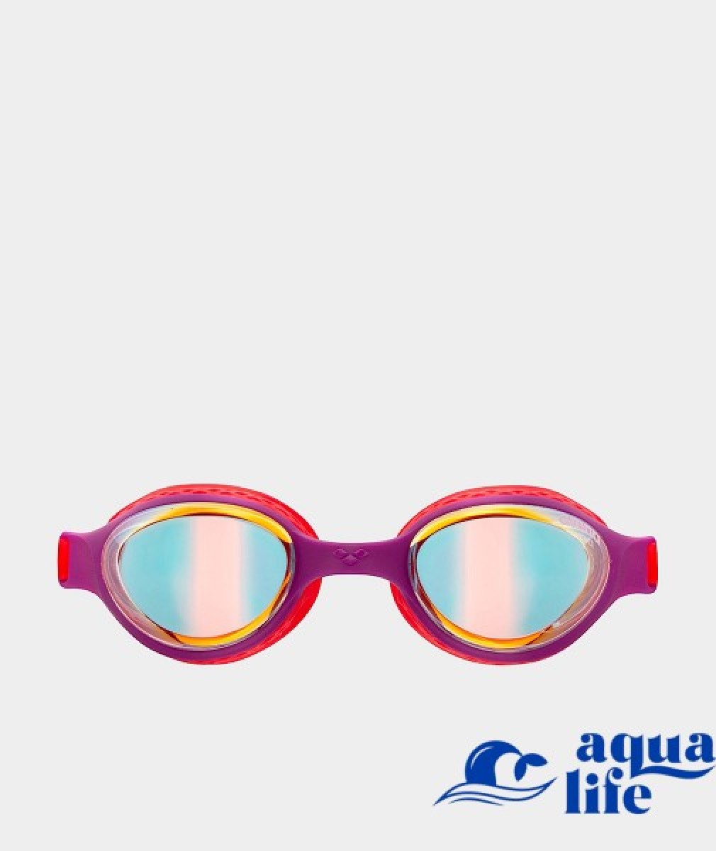 очки для плавания Air JR Mirror yellow-copper-plum-bright-cora Arena картинка 3489 2