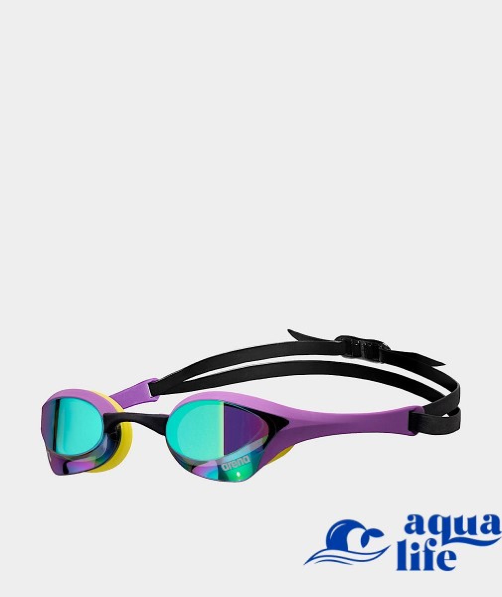 очки для плавания Cobra Ultra Swipe Mirror emerald-plum-cyber-lime Arena картинка 3490 1
