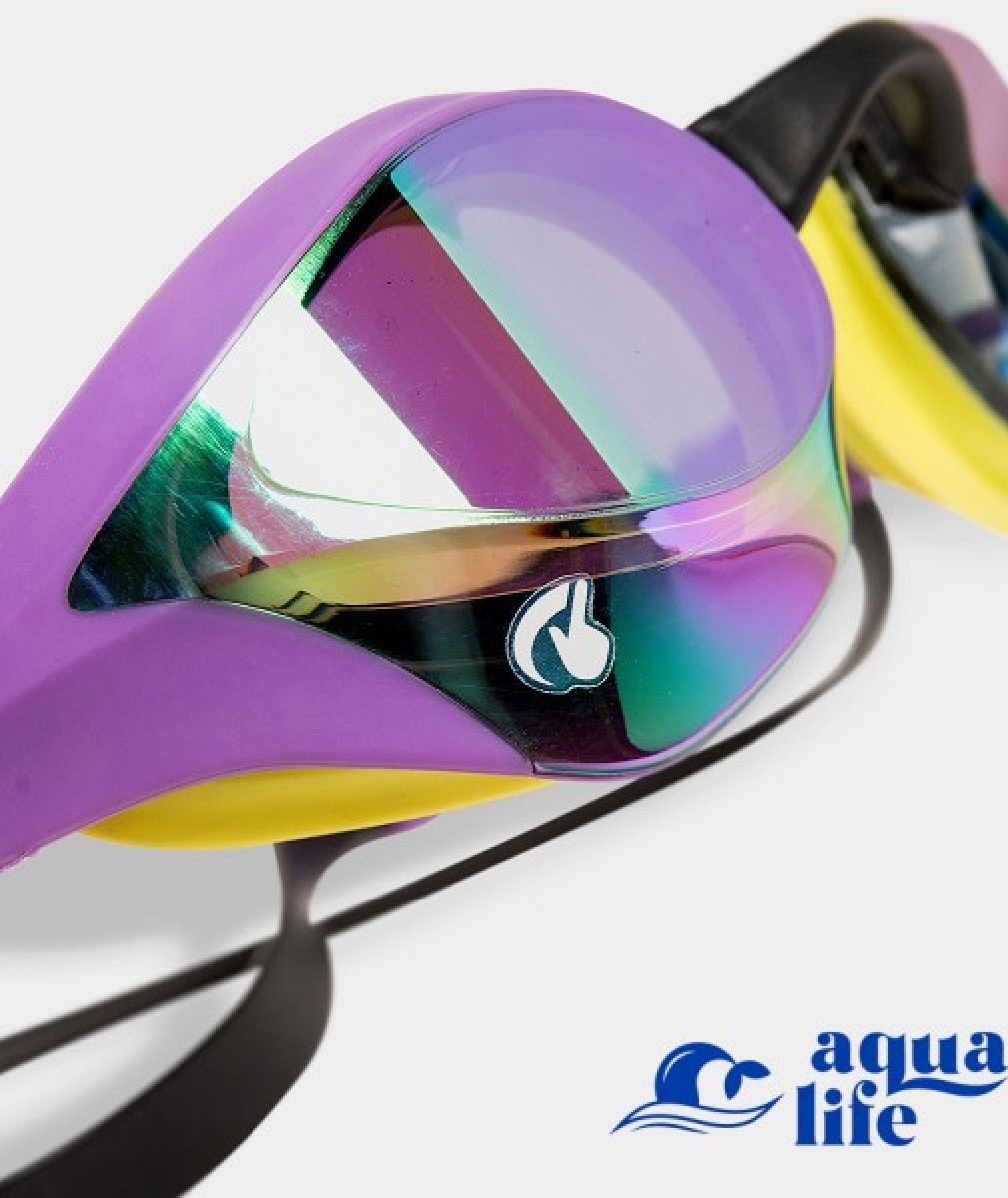 очки для плавания Cobra Ultra Swipe Mirror emerald-plum-cyber-lime Arena картинка 3490 3