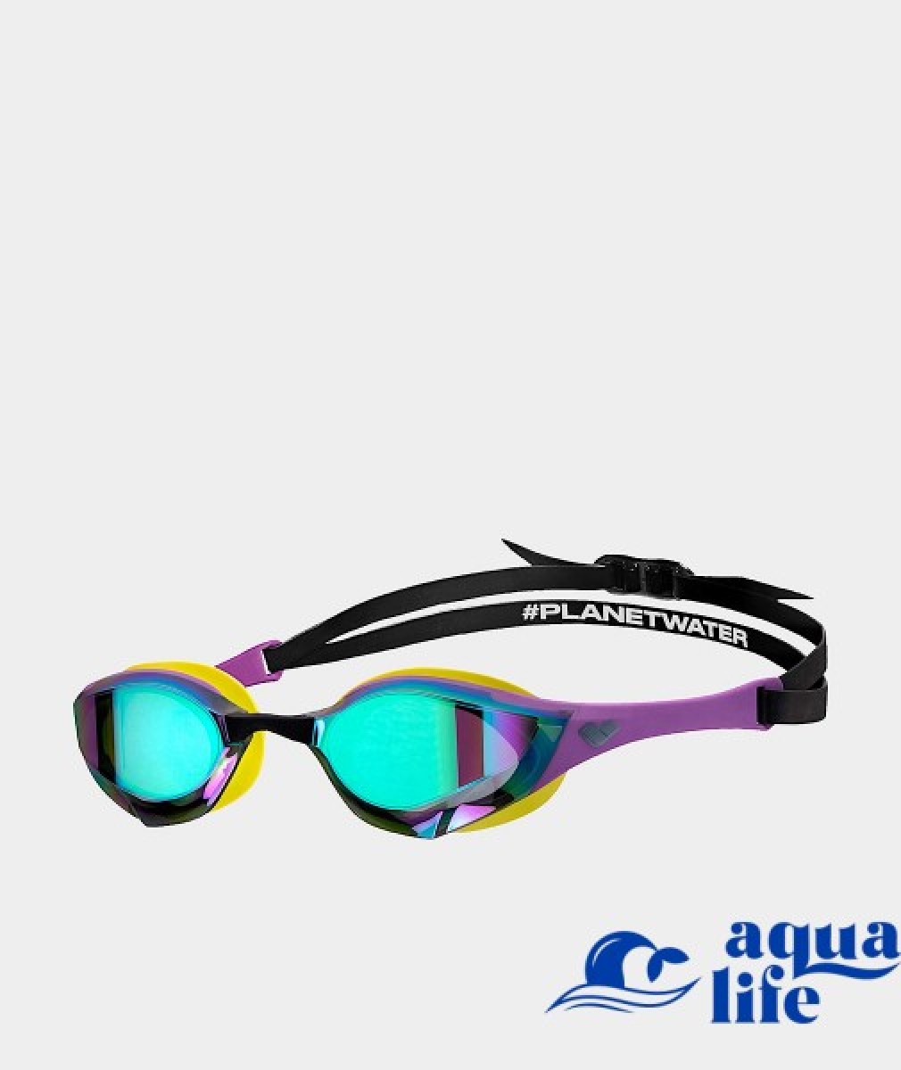 очки для плавания Cobra Edge Swipe Mirror emerald-plum-cyber-lime Arena картинка 3492 1