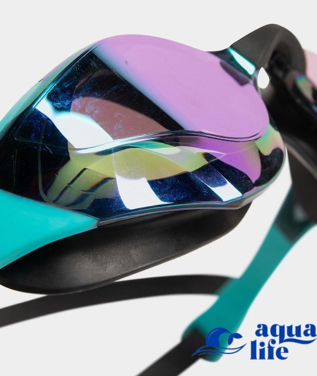 очки для плавания Cobra Edge Swipe Mirror emerald-peacock-black Arena картинка 3493 4