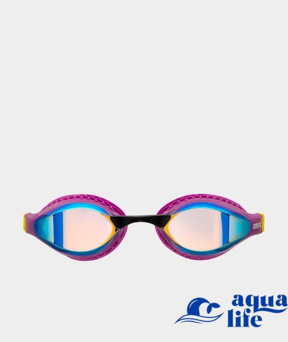 очки для плавания Air-Speed Mirror aqua-plum-artic-lime Arena картинка 3494 2