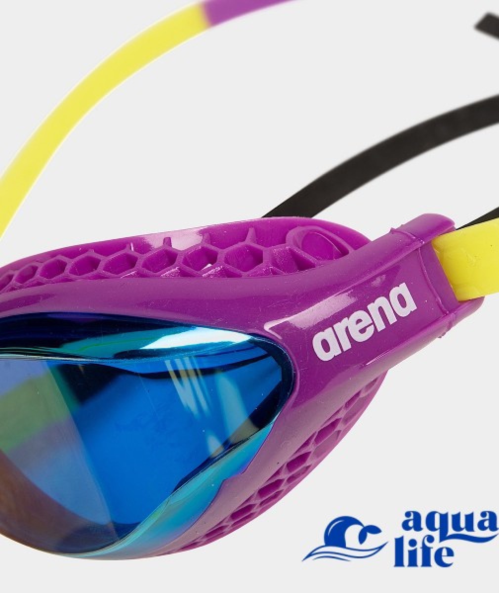 очки для плавания Air-Speed Mirror aqua-plum-artic-lime Arena картинка 3494 3