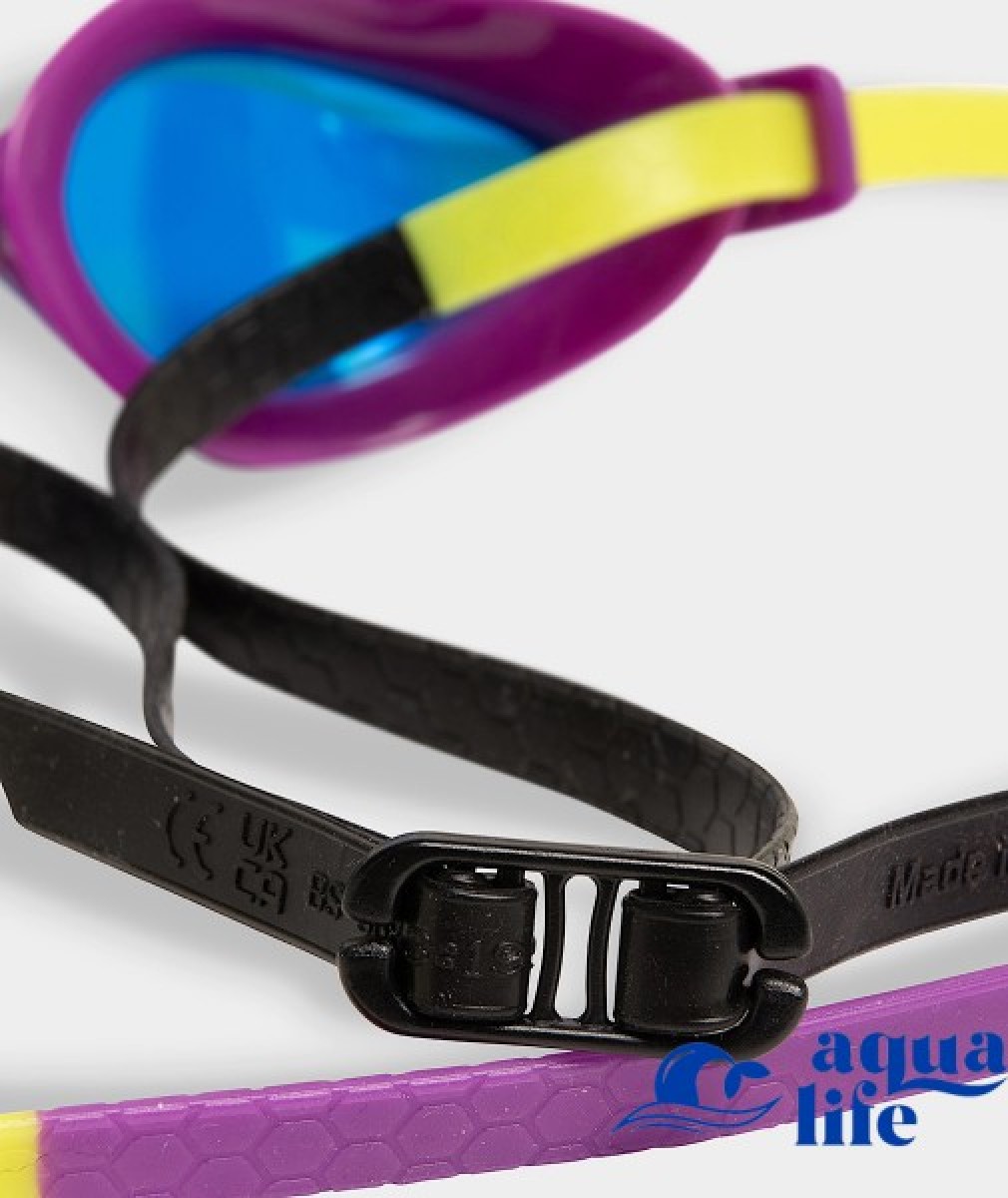 очки для плавания Air-Speed Mirror aqua-plum-artic-lime Arena картинка 3494 4