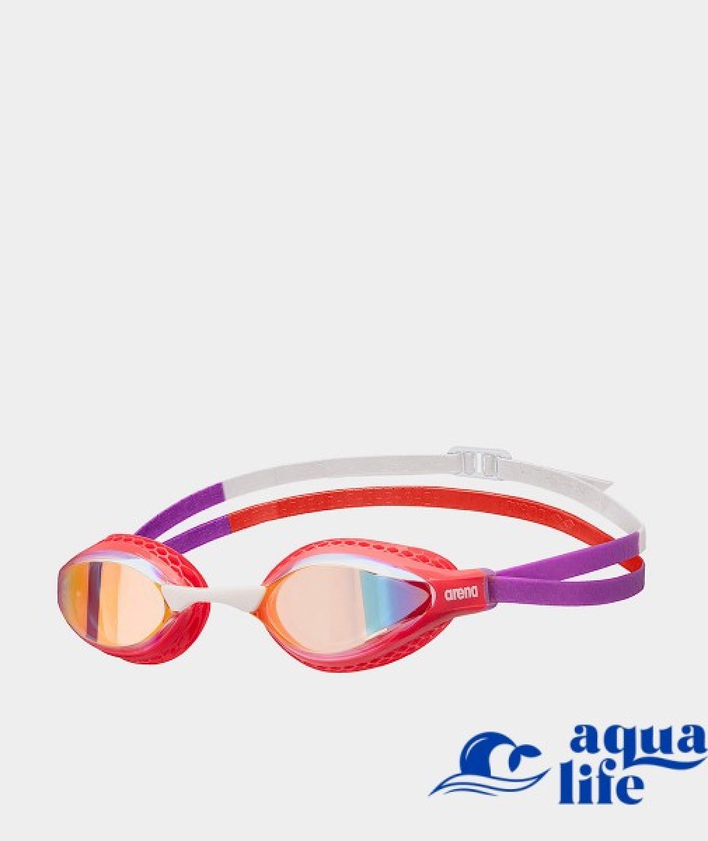 очки для плавания Air-Speed Mirror yellow-copper-bright-coral-plum Arena картинка 3495 1