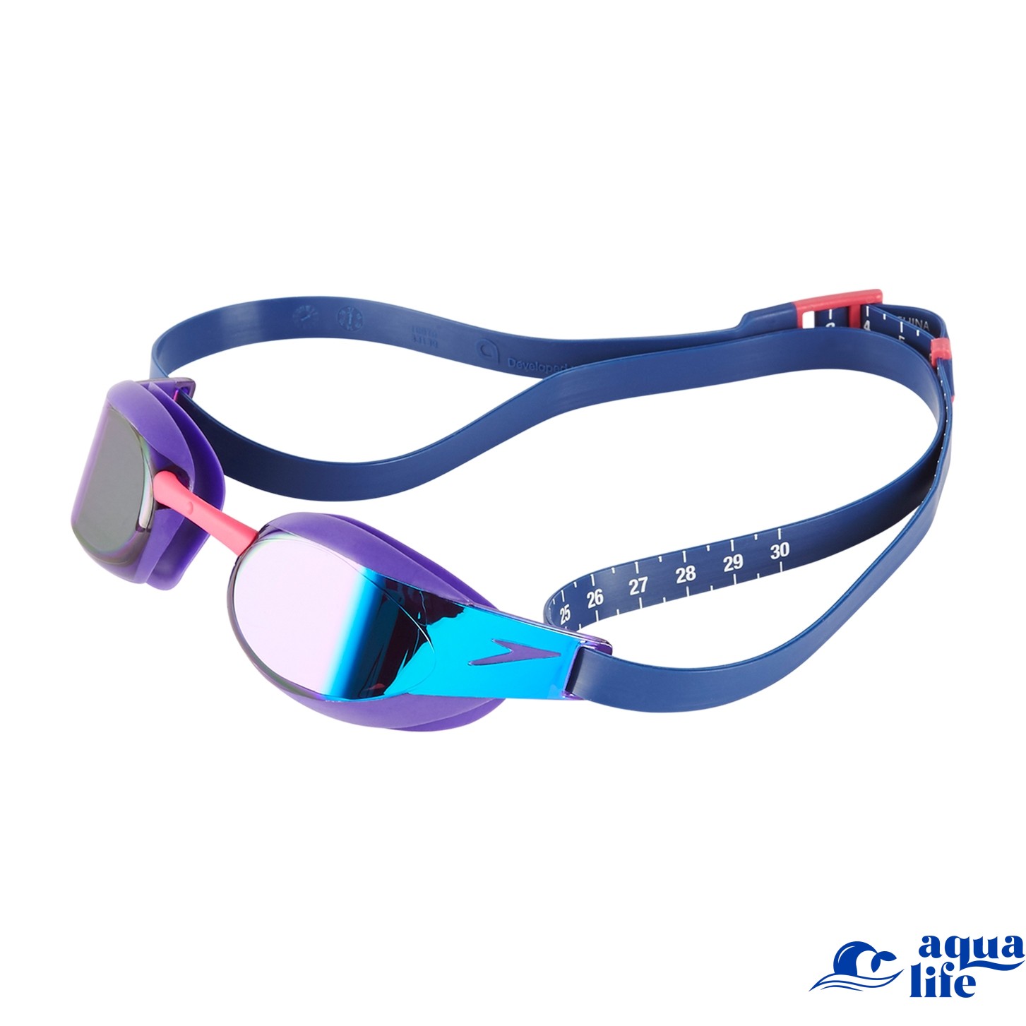 окуляри для плавання Speedo Fastskin Elite Mirror Violet/Blue Speedo зображення 360 2