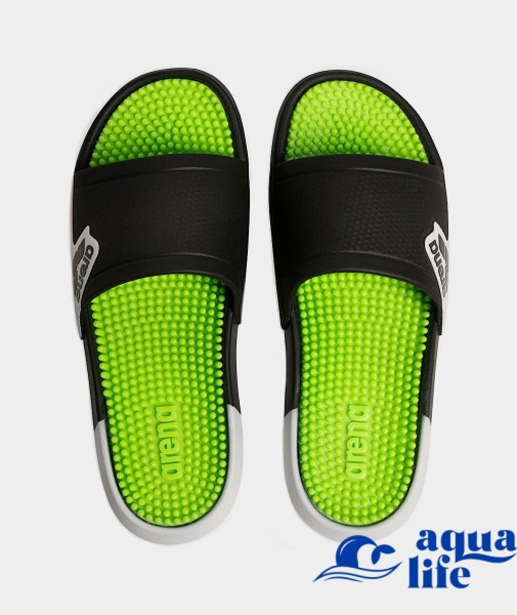одежда и обувь Шльопанці для басейну Marco Active lime-black-white Arena картинка 3687 2