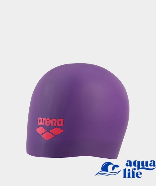 Шапочка Arena LONG HAIR CAP plum-bright-coral 3714