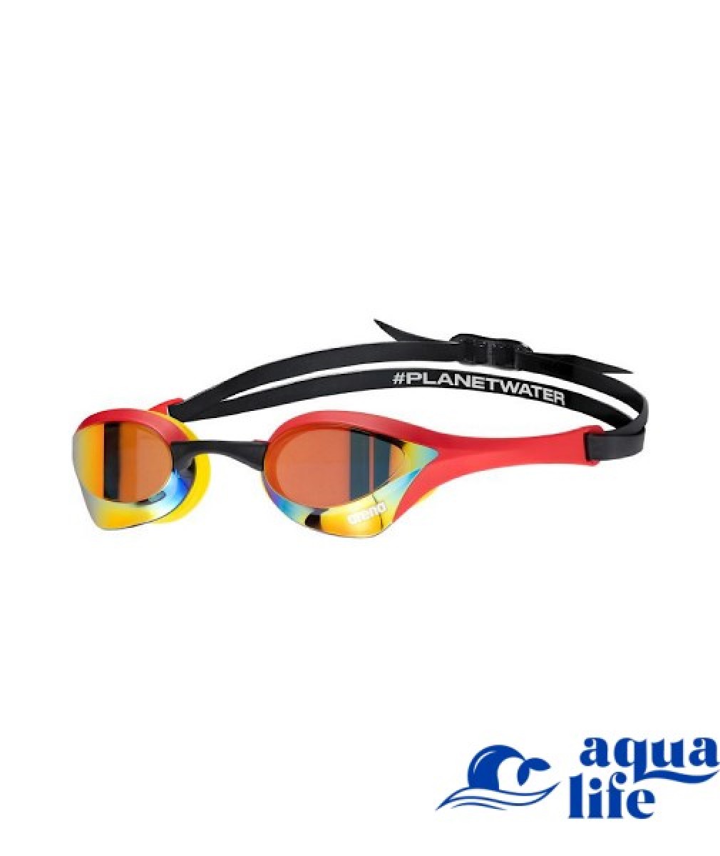 очки для плавания COBRA ULTRA SWIPE MIRROR gold-red Arena картинка 3717 1
