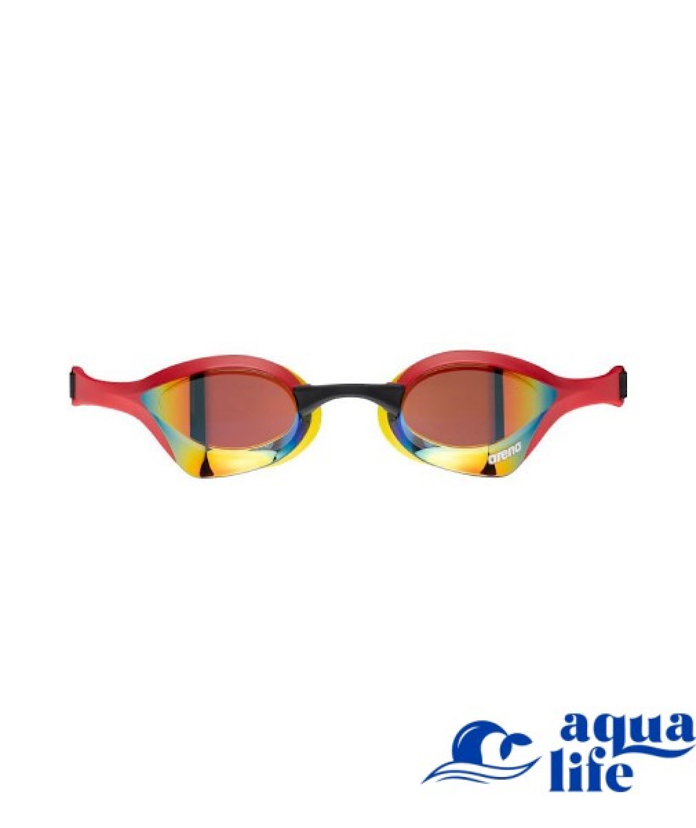 очки для плавания COBRA ULTRA SWIPE MIRROR gold-red Arena картинка 3717 2