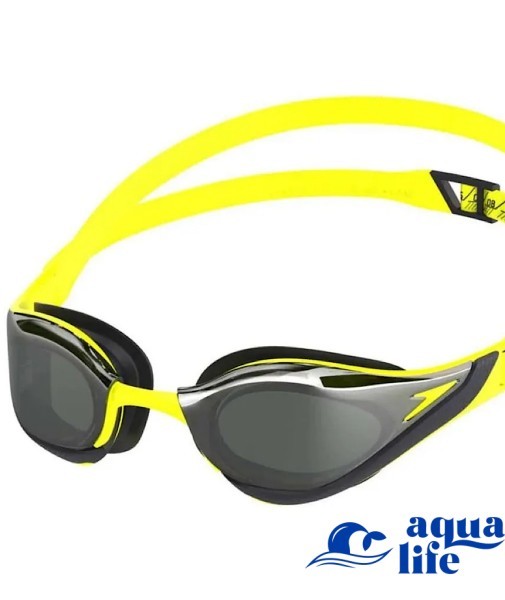 окуляри для плавання Speedo Fastskin Pure Focus Mirror - Hyper Yellow-Smoke-Silver Mirror 3723