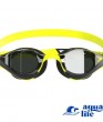 очки для плавания Fastskin Pure Focus Mirror - Hyper Yellow-Smoke-Silver Mirror Speedo картинка 2