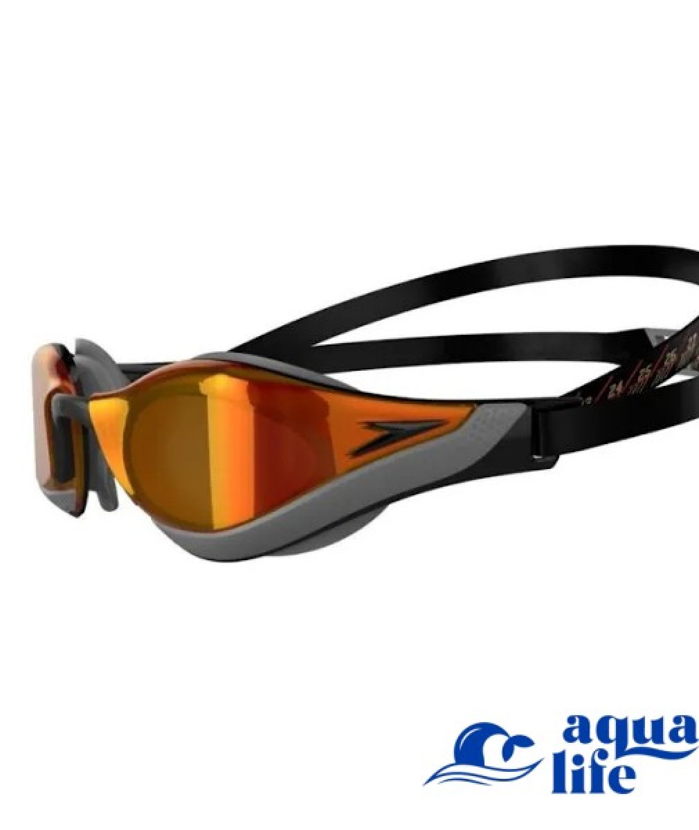 окуляри для плавання Fastskin Pure Focus Mirror Goggles - Black-Red Speedo зображення 3724 2