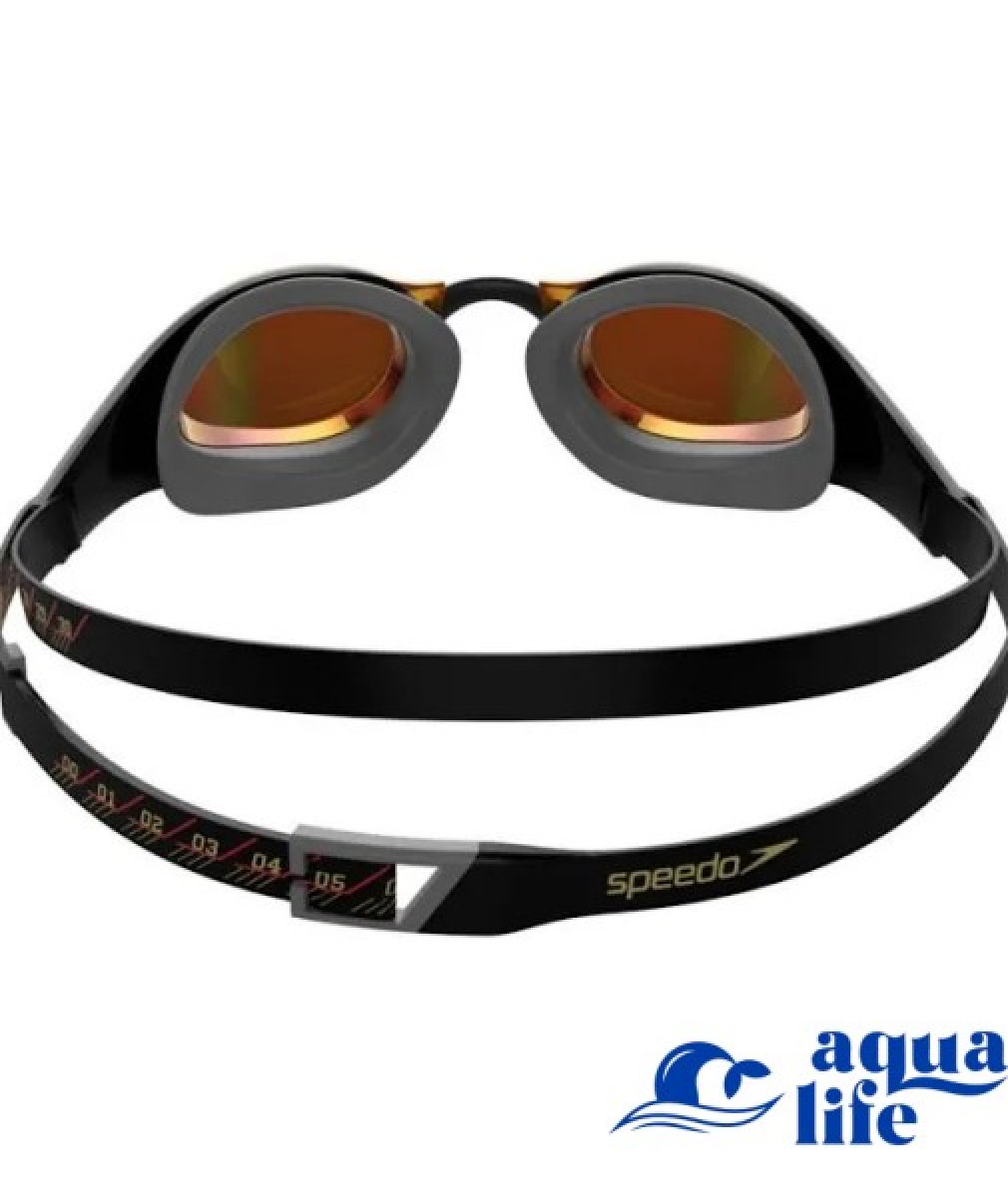 окуляри для плавання Fastskin Pure Focus Mirror Goggles - Black-Red Speedo зображення 3724 3