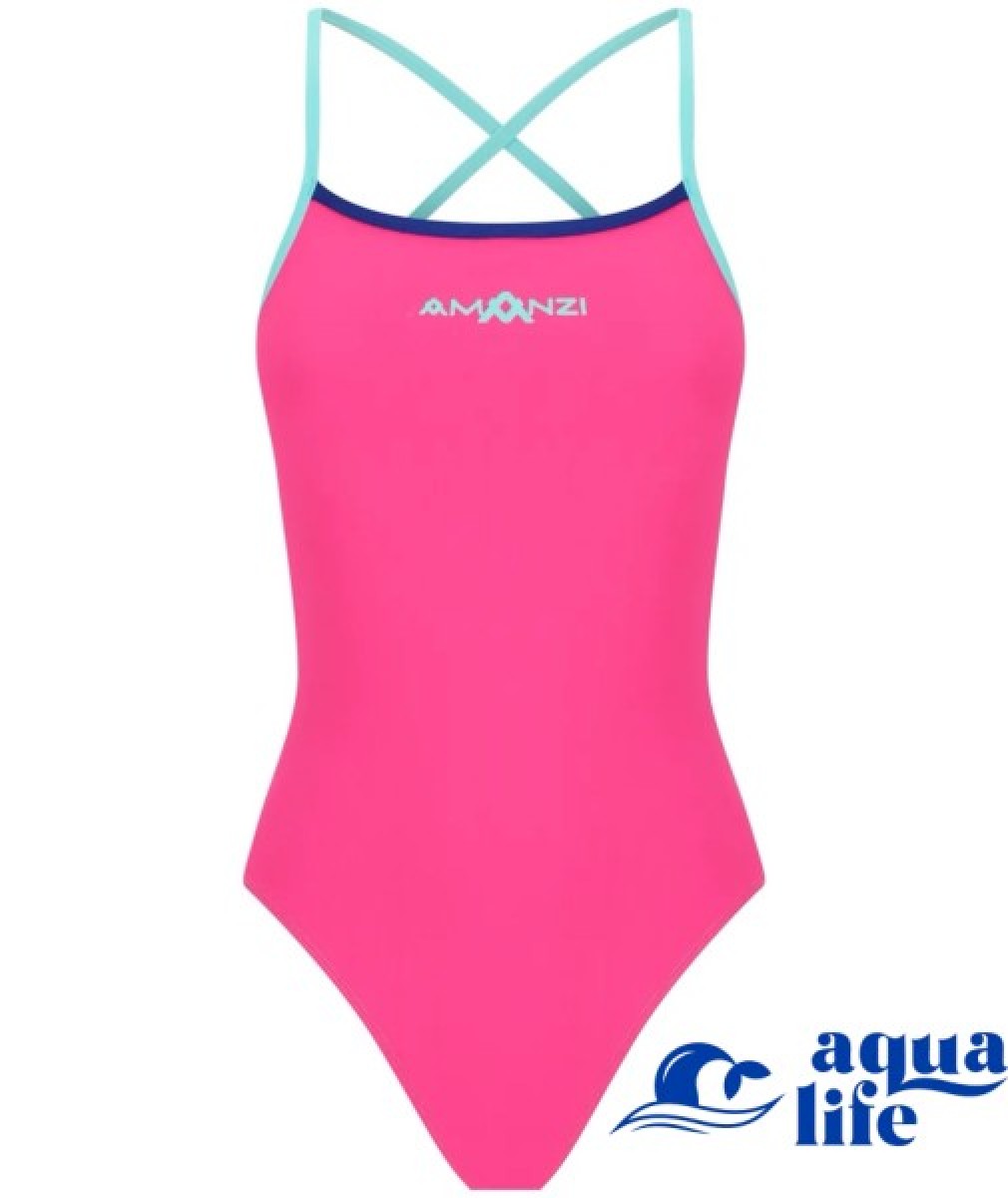 купальник для дівчинки Tie Back One Piece - Rose Water Amanzi зображення 3749 1