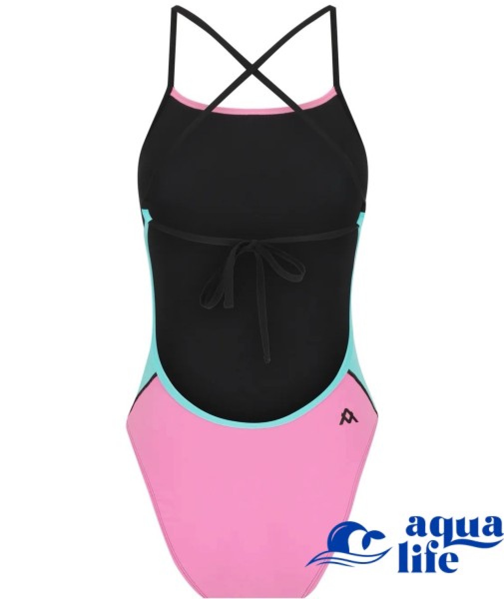 купальник для девочки Tie Back One Piece - Cotton Candy Amanzi картинка 3750 2