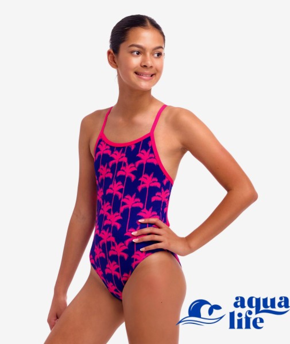 купальник для дівчинки Pinky Palms Funkita зображення 3870 1