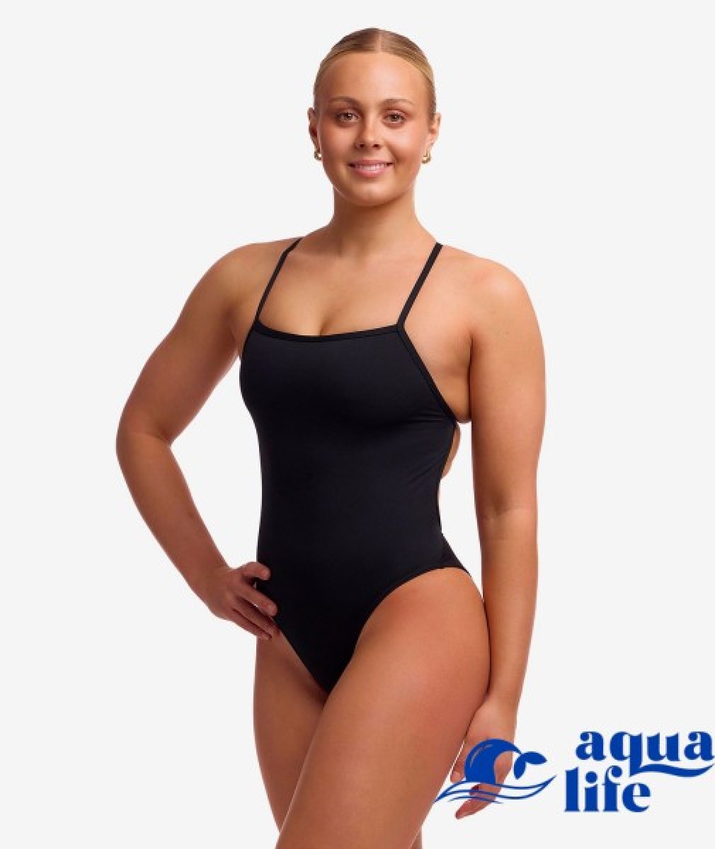 женский купальник Still black (single strength) Funkita картинка 3894 9