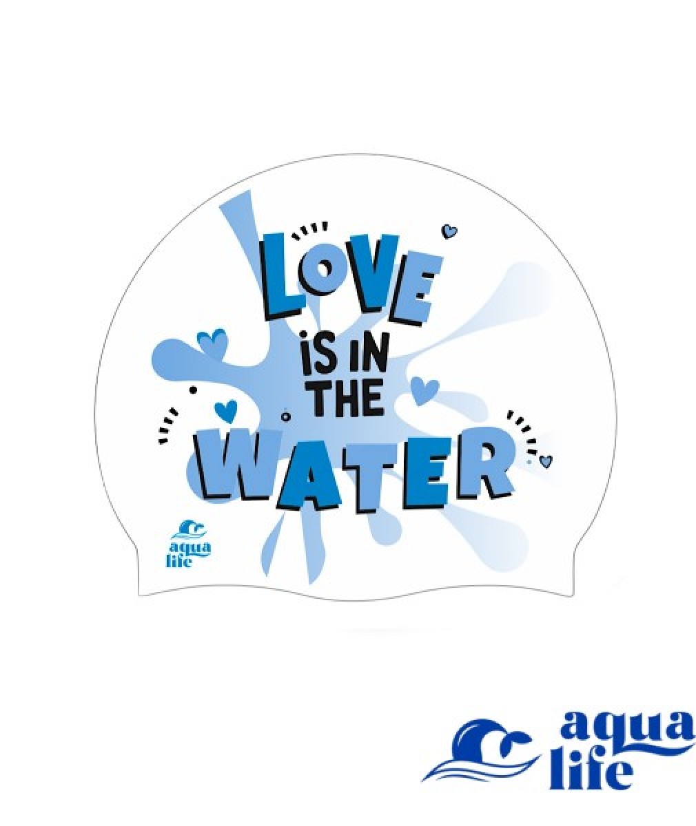 шапочка Love is in the water AQUA-Life картинка 3949