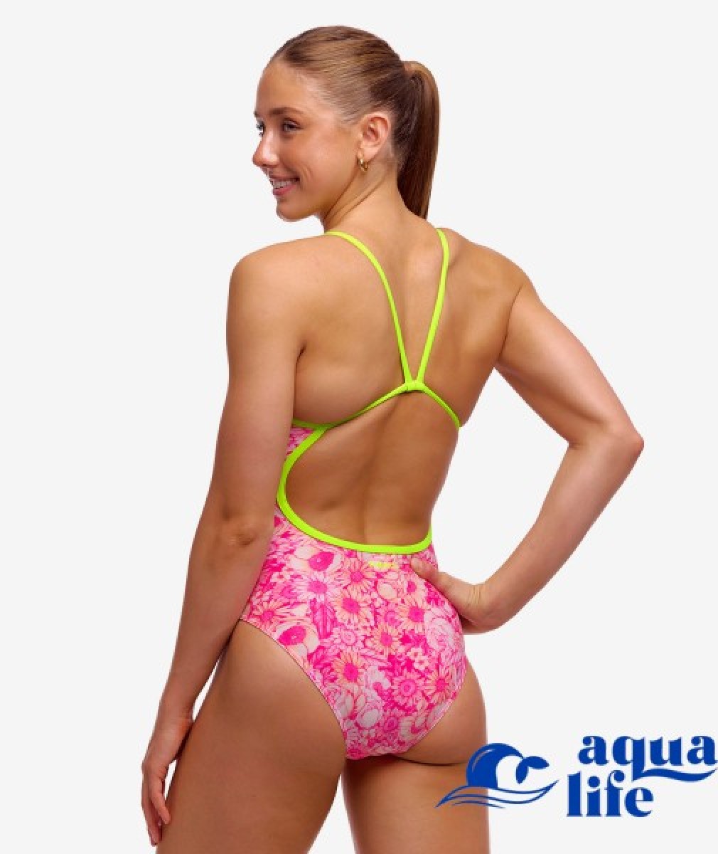 жіночий купальник Rosie Cheeky single strap Funkita зображення 4016 2