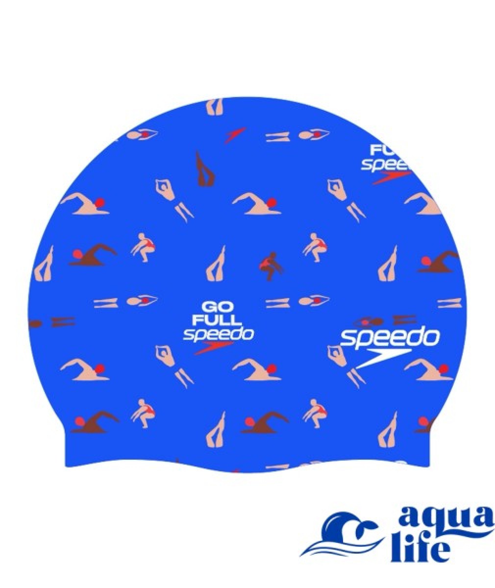 шапочка SLOGAN PRT CAP red Speedo зображення 4120 1